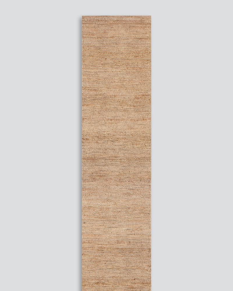 A well made jute hallway runner rug by Baya nz