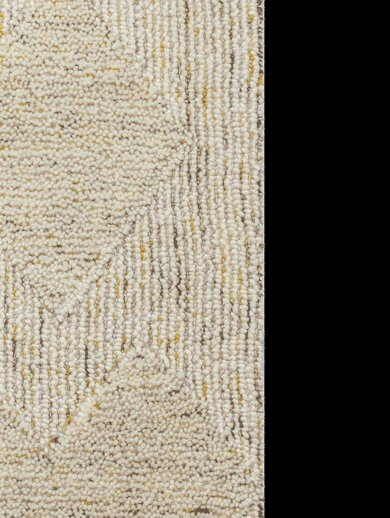 The Tribe Home Manhattan NZ wool floor rug, close up detail shown from above 