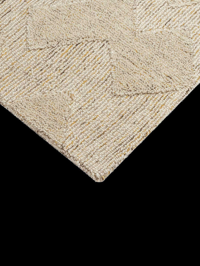 The Tribe Home Manhattan NZ wool floor rug, corner shown from above