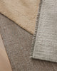 Three different coloured neutral rugs by Weave Home NZ