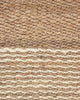 Close up of the stripe detail in the Baya Anglesea jute door mat