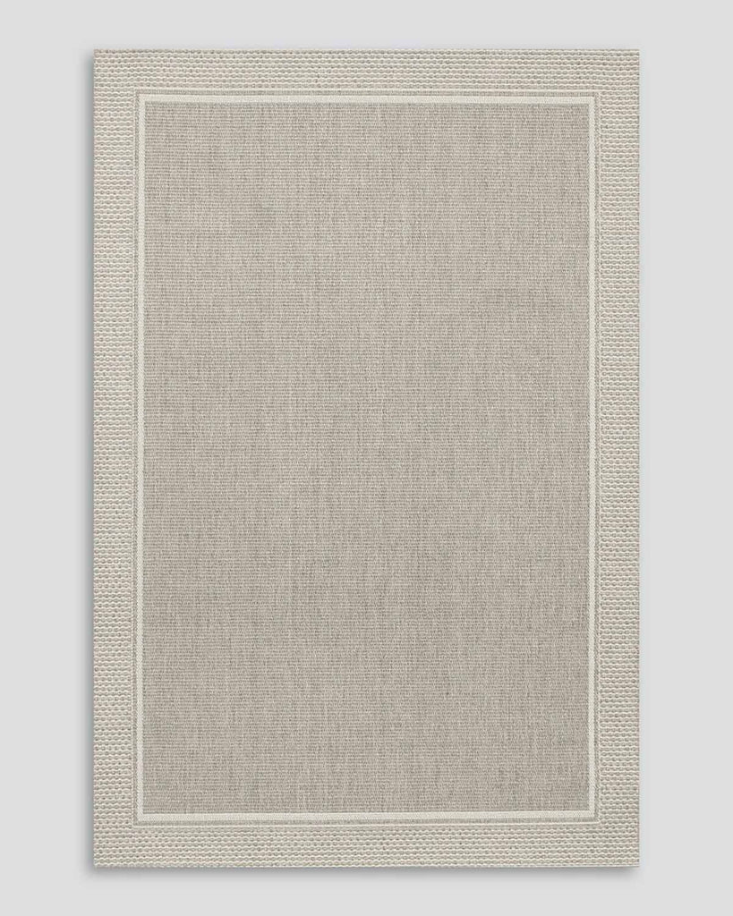 A full view of the San Jose rug by Baya NZ in neutral tones 