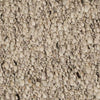 Close up of the weave of a textural wool blend boucle style rug by Globe West and Soren Liv NZ in shades of light grey and brown.