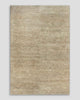 A full image of the Baya Fairbanks floor rug in Limestone, a soft beige. The jute and bamboo silk fibres shift the tones marginally, adding texturality and interest to the rug. 