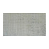 Full, top-down view of a viscose blend statement rug in shades of muted ocean blue, by Globe West and Soren Liv NZ.