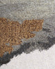 Close up of the cut pile in the Baya 'Uluru' round floor rug