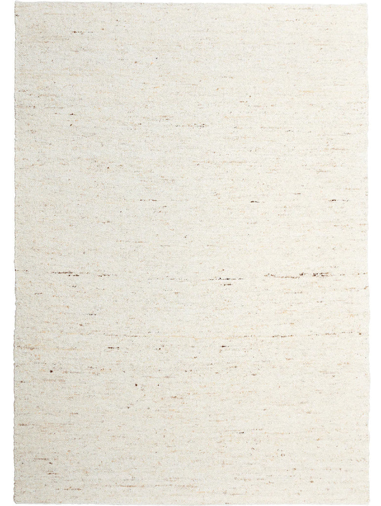 Tribe Home nz birch rug in ivory seen from above